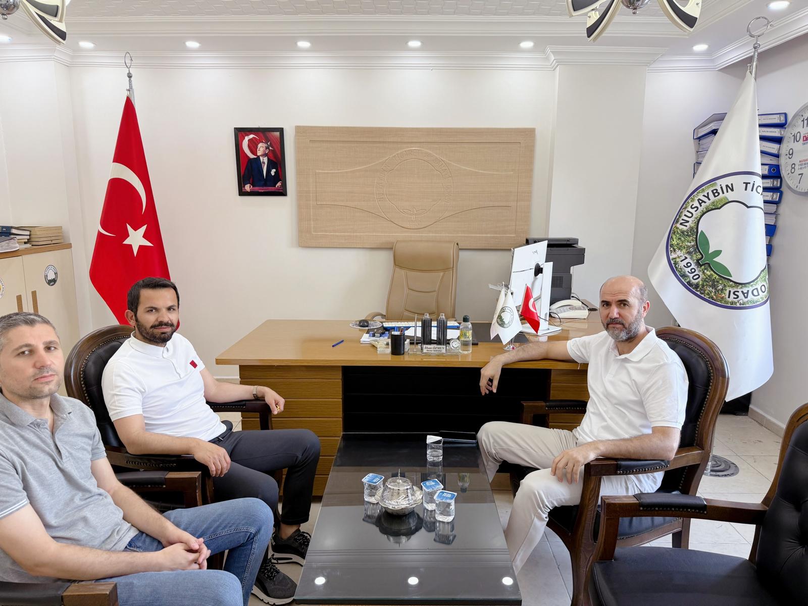 AYDINLAR AİLESİ BİRLİK BAŞKANINDAN ODAMIZA ZİYARET