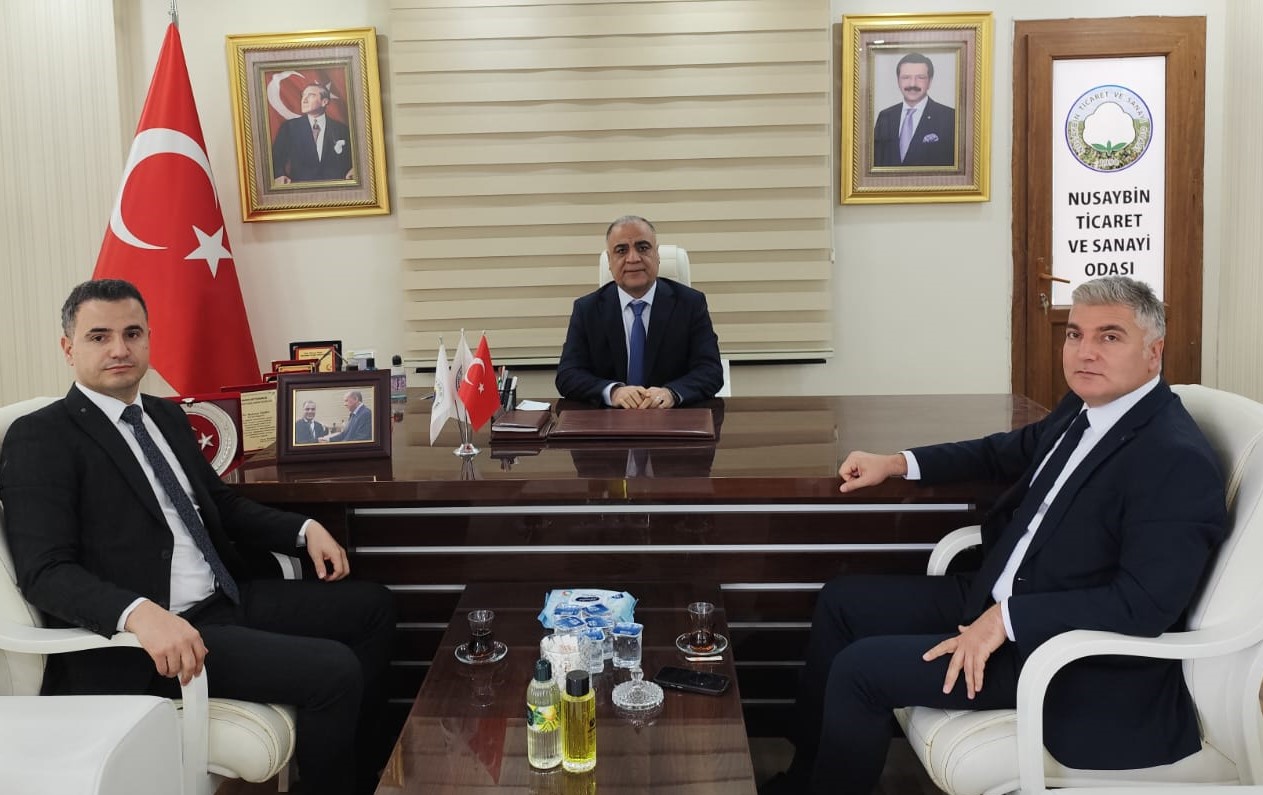 HALK BANKASI NUSAYBİN ŞUBESİNDEN ODAMIZA ZİYARET