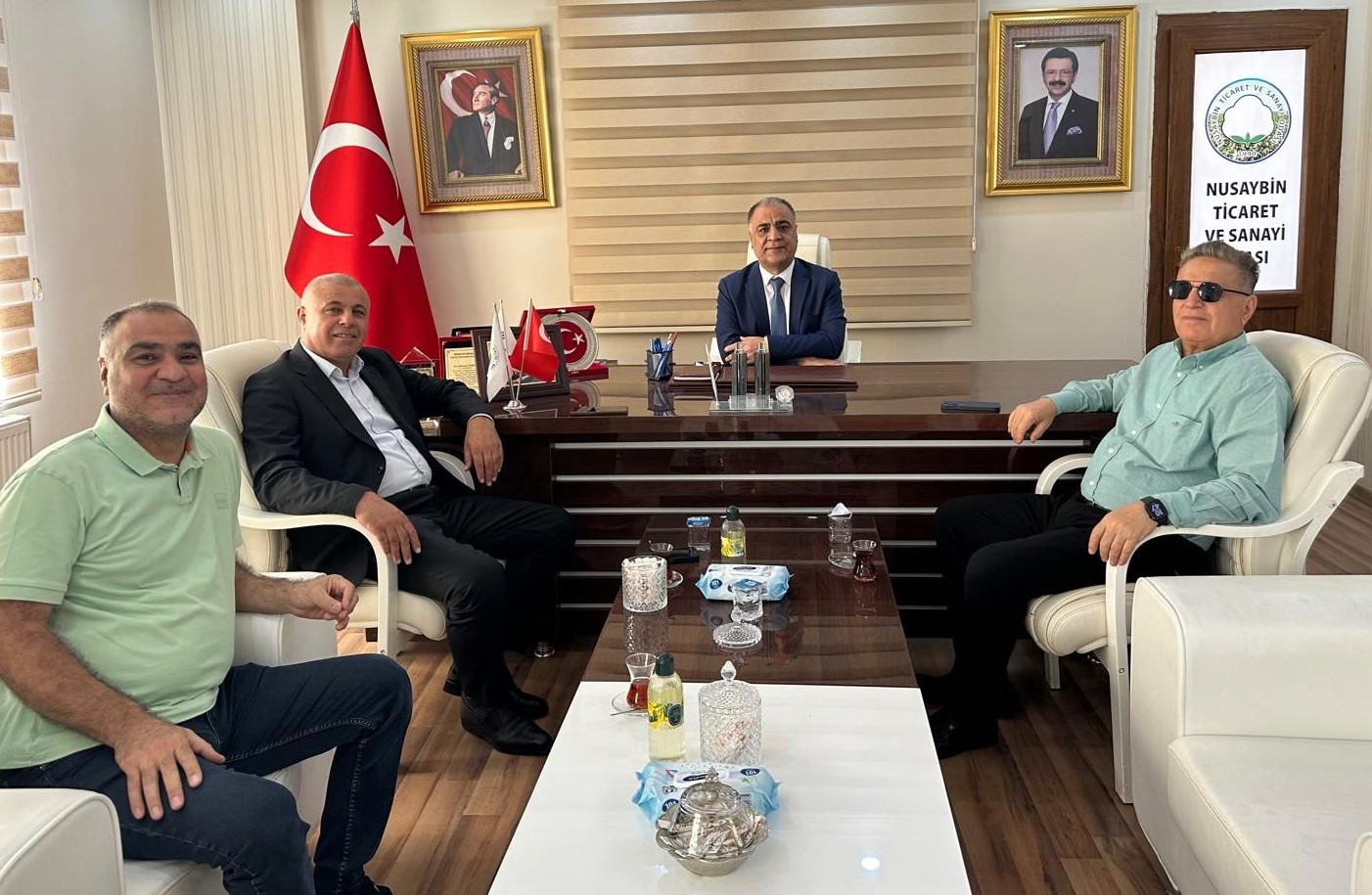 IRAKLI İŞ İNSANLARINDAN ODAMIZA ZİYARET