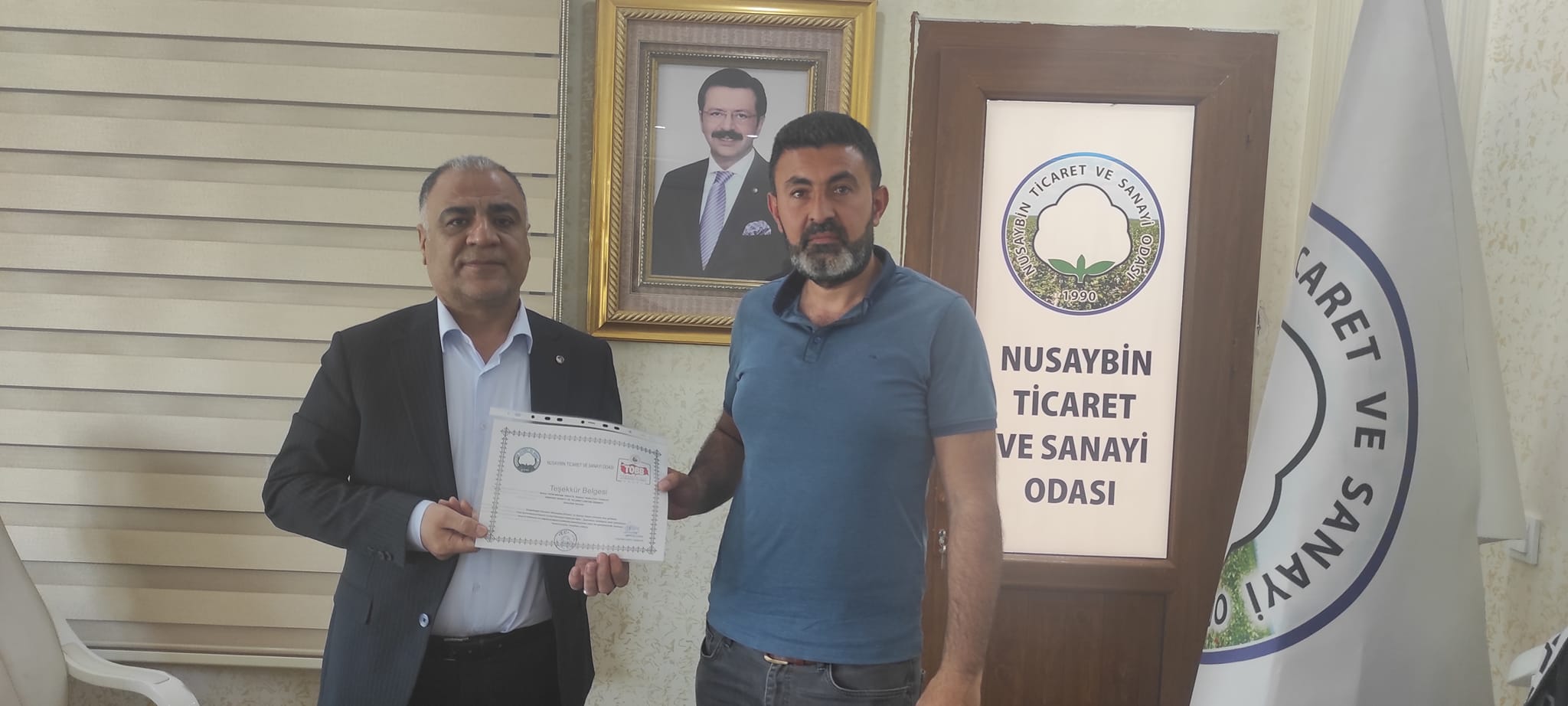 ÜYEMİZ DYN DAYAN TEKSTİL SAHİBİNDEN ODAMIZA ZİYARET 